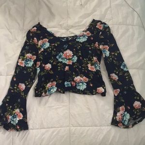 flowy sleeve love culture top